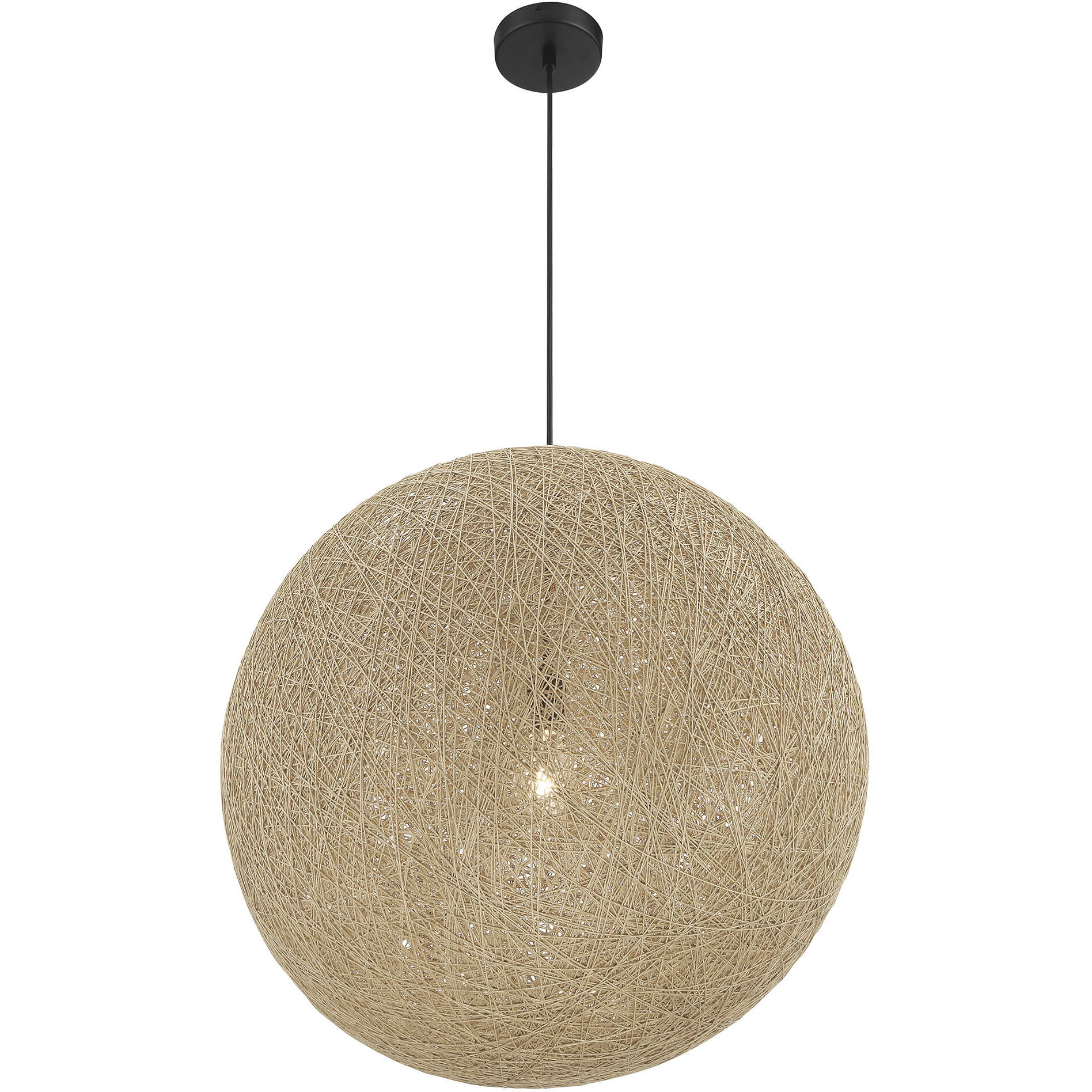 Entwined 1 Light 24 inch Coal Pendant Ceiling Light